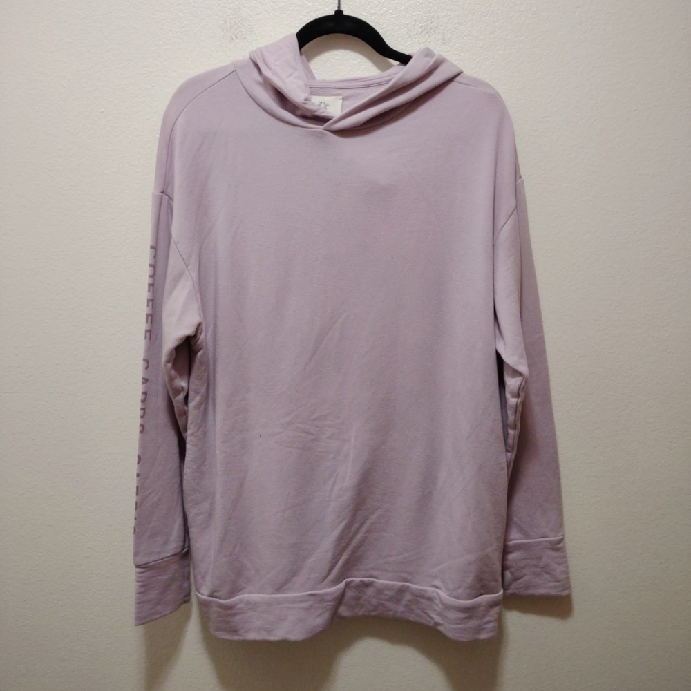 AERIE Offline Coffee Carbs Cardio Long Sleeve Light Weight Sweatshirt S